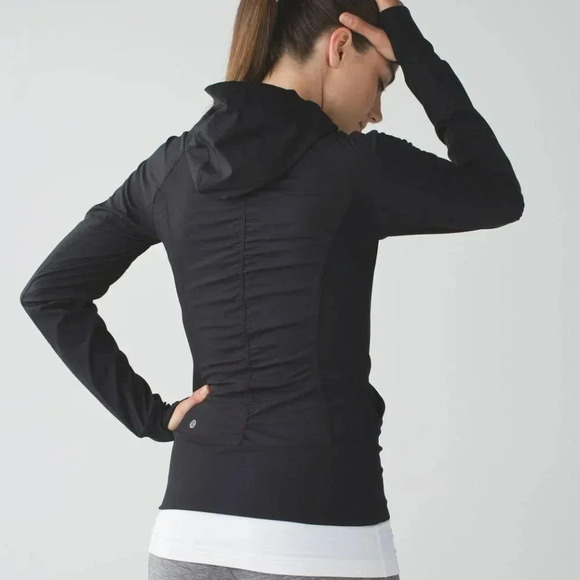 Lululemon In Flux Black Reversible Athletic Jacket - Picture 2 of 15